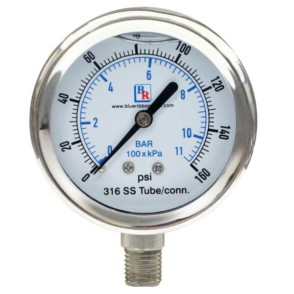 Model BR300 All Stainless Steel Gauge